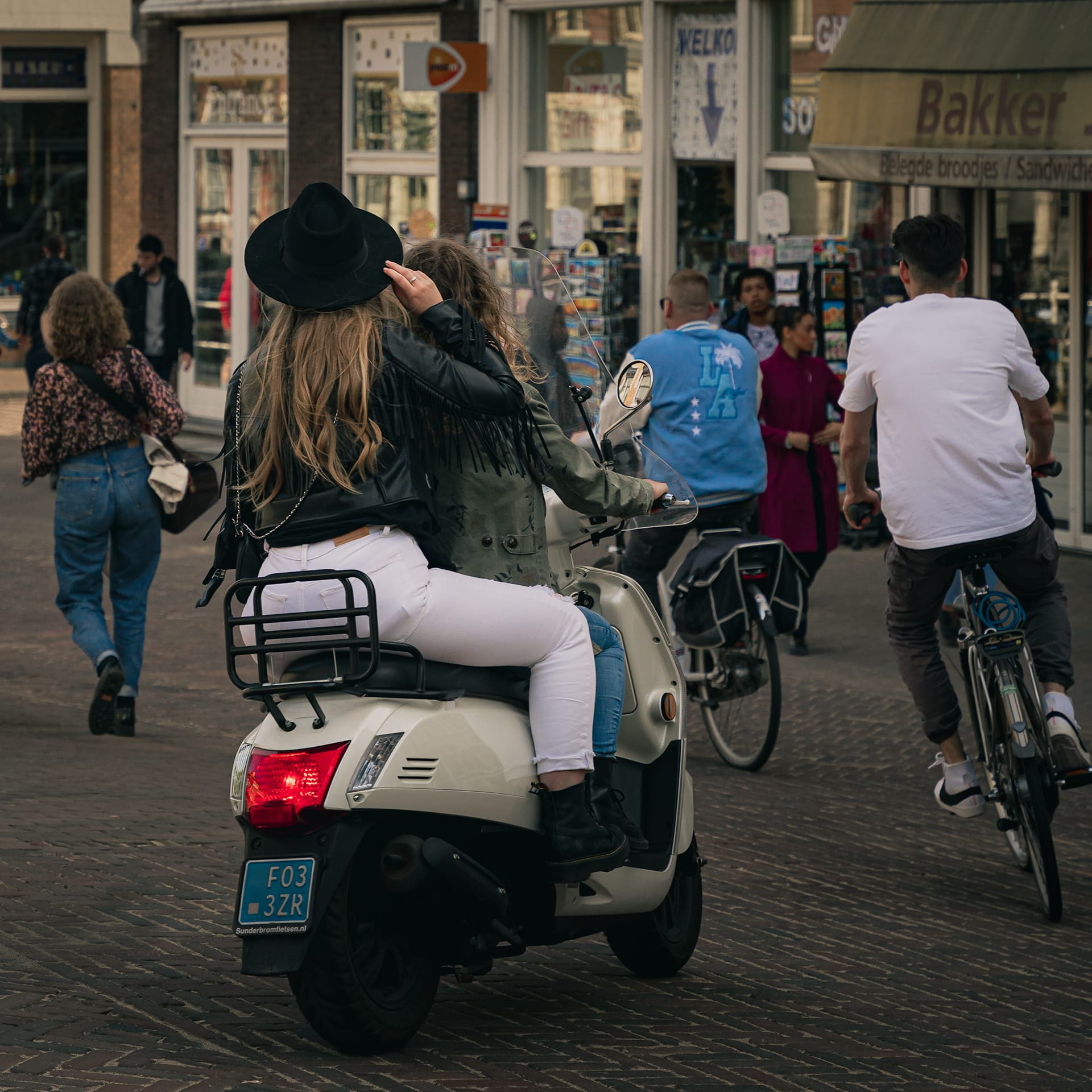 Motorbike in Delft